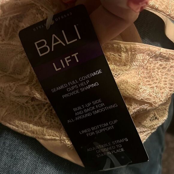 Bali Lace NWT Desire Underwire Bra Adjustable Comfort-U Straps 34D - Picture 5 of 5